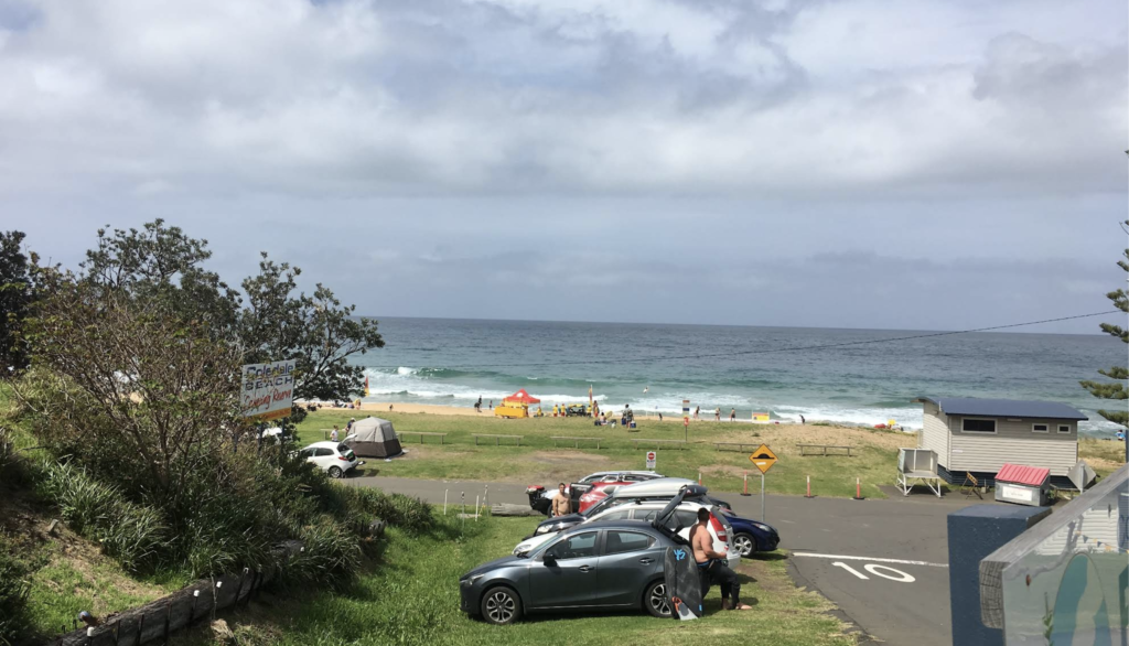 coledale camping reserve and beach